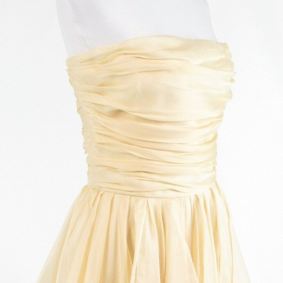 Light beige RALPH LAUREN BLACK LABEL dress 8 - Picture 4 of 8